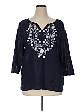 Talbots Outlet 3/4 Sleeve Blouse