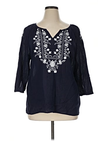 Talbots Outlet 3/4 Sleeve Blouse (view 1)