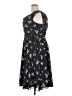 North Style 100% Polyester Stars Black Cocktail Dress Size 18 - photo 5