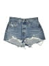 Levi's 100% Cotton Blue Denim Shorts Size 26 waist - photo 1