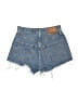 Levi's 100% Cotton Blue Denim Shorts Size 26 waist - photo 2