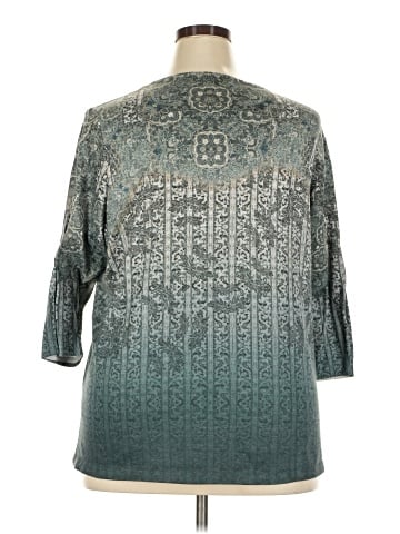 Cj Banks 3/4 Sleeve Top (view 2)