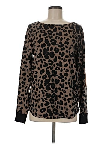 Pink Clover Pullover Sweater (view 1)