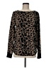 Pink Clover Animal Print Brown Pullover Sweater Size M - photo 1