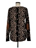 Pink Clover Animal Print Brown Pullover Sweater Size M - photo 2
