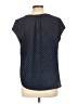 Fun2Fun Polka Dots Blue Short Sleeve Blouse Size L - photo 2