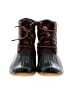 Sperry Top Sider Burgundy Rain Boots Size 10 - photo 2