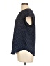 Fun2Fun Polka Dots Blue Short Sleeve Blouse Size L - photo 5