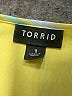 Torrid 100% Polyester Stripes Yellow Casual Dress Size 1X Plus (1) - photo 7