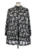 Style&Co 100% Nylon Black Long Sleeve Blouse Size 3X - photo 1