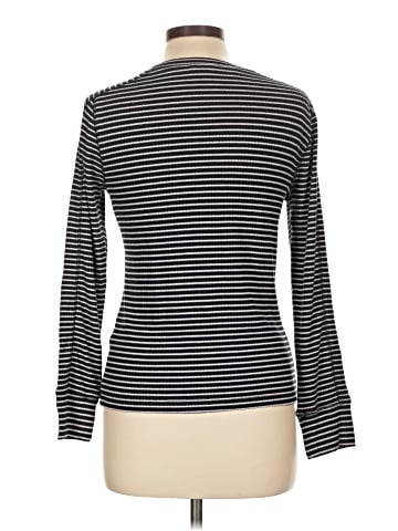 Madewell Ribbed Crewneck Long-Sleeve Tee in Stripe (view 2)