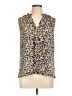 41Hawthorn 100% Polyester Tan Sleeveless Blouse Size L - photo 1