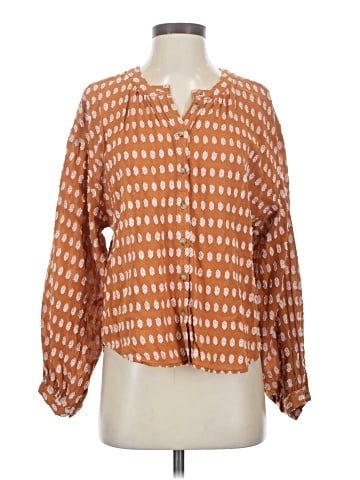 Pilcro by Anthropologie Long Sleeve Blouse (view 1)