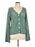 Cider 100% Polyester Green Cardigan Size L - photo 1