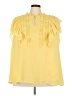Torrid 100% Polyester Yellow Sleeveless Blouse Size 5X Plus (5) - photo 1