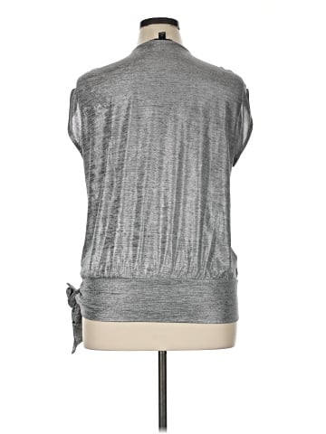 INC International Concepts Short Sleeve Blouse (view 2)