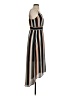 Maurices 100% Polyester Stripes Brown Casual Dress Size S - photo 4