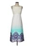 Paper Dolls 100% Polyester Paisley White Casual Dress Size 12 - photo 1