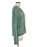 Cider 100% Polyester Green Cardigan Size L - photo 4
