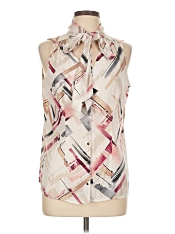 White House Black Market Sleeveless Blouse (view 1)
