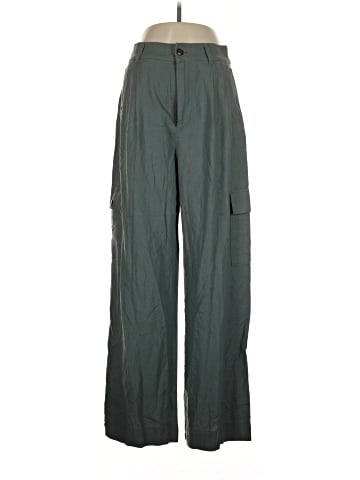 Madewell Wide-Leg Cargo Pants in Linen-Blend (view 1)