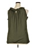 Talbots 100% Polyester Green Sleeveless Blouse Size 20w - photo 2