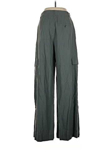 Madewell Wide-Leg Cargo Pants in Linen-Blend (view 2)