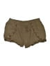 Mossimo Supply Co. 100% Rayon Solid Brown Khaki Shorts Size L - photo 1