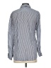 Zara Stripes Blue Long Sleeve Button-Down Shirt Size S - photo 2
