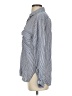 Zara Stripes Blue Long Sleeve Button-Down Shirt Size S - photo 5