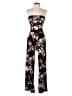 Lascana Floral Black Jumpsuit Size 2 - photo 1