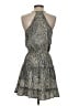 Tyche 100% Polyester Animal Print Silver Cocktail Dress Size S - photo 2