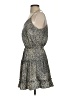 Tyche 100% Polyester Animal Print Silver Cocktail Dress Size S - photo 5