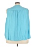 Torrid Blue Sleeveless Blouse Size 5X Plus (5) - photo 2