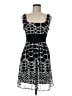 Forever 100% Polyester Graphic Black Cocktail Dress Size M - photo 1