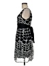 Forever 100% Polyester Graphic Black Cocktail Dress Size M - photo 5