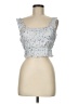 Zara Silver Sleeveless Blouse Size M - photo 1