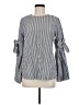 Cupio 100% Cotton Gray 3/4 Sleeve Blouse Size M - photo 1