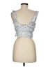 Zara Silver Sleeveless Blouse Size M - photo 2