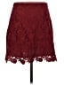 Express 100% Polyester Burgundy Formal Skirt Size 4 - photo 2