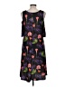 Lbisse Tropical Black Casual Dress Size M - photo 2