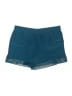 Ann Taylor LOFT 100% Rayon Solid Teal Shorts Size S - photo 2