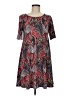 SJS Paisley Red Casual Dress Size M - photo 1