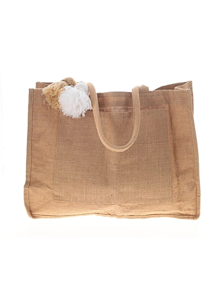 Pre-owned Mud Pie Tote Bag In Gold