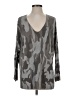 Tempo Paris Camo Gray Long Sleeve Top Size Sm - Med - photo 1