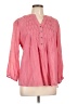 Tantrums Pink 3/4 Sleeve Blouse Size L - photo 1