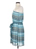 Star Vixen 100% Polyester Chevron-herringbone Blue Casual Dress Size S - photo 5