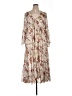 Mossimo Supply Co. 100% Polyester Floral Ivory Casual Dress Size XL - photo 1