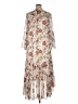 Mossimo Supply Co. 100% Polyester Floral Ivory Casual Dress Size XL - photo 2