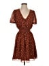 Madewell 100% Polyester Polka Dots Brown Casual Dress Size XS - photo 1